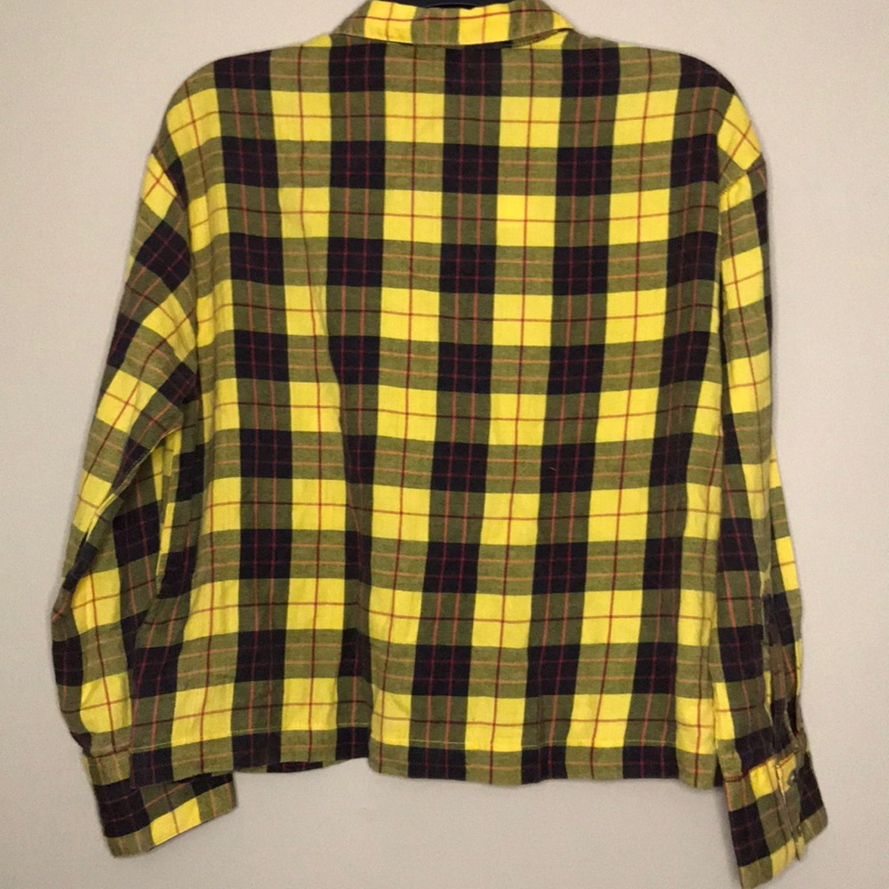 TopShop Washed Boxy Check Shirt - Picture 10 of 11